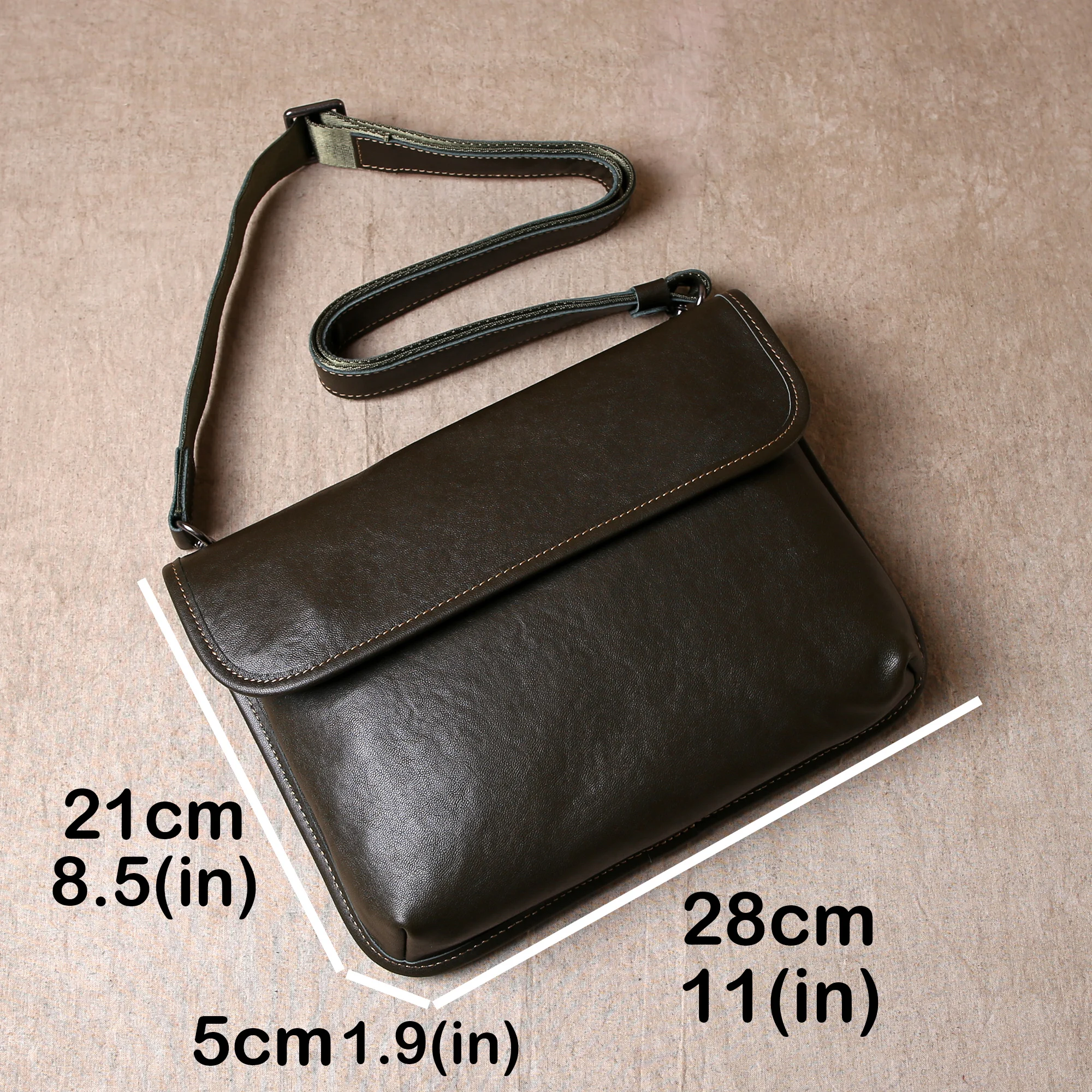sac à bandoulière simple en cuir de vache haut de gamme, sac à bandoulière jeune et à la mode, pochette en cuir véritable, sac sous les bras