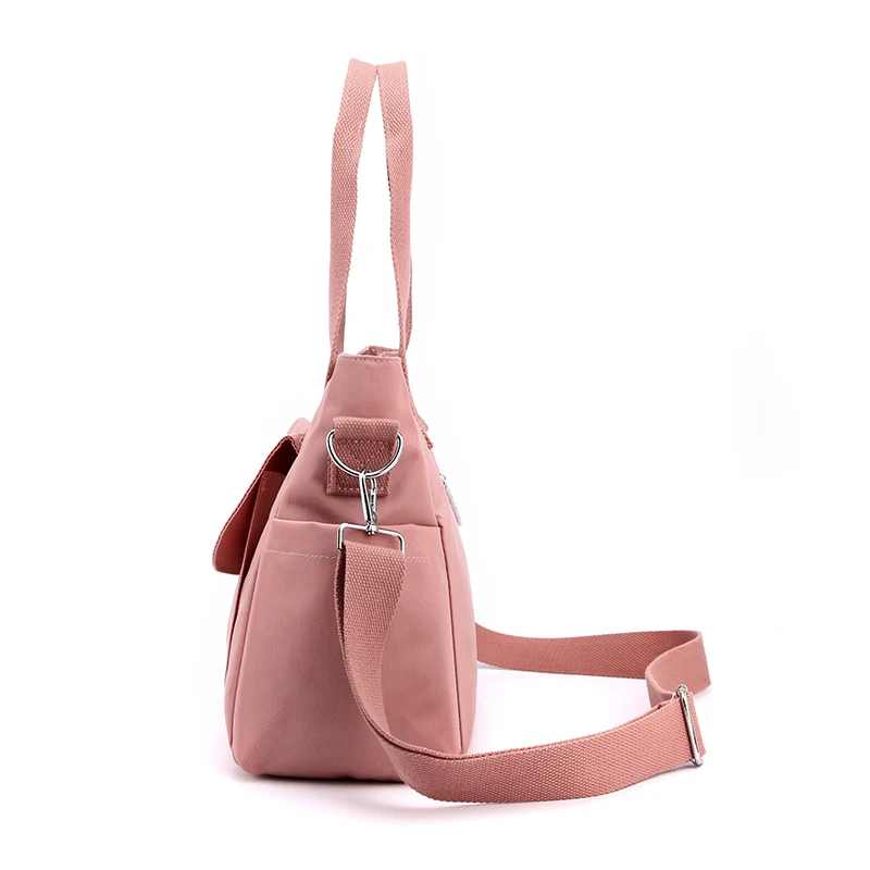 sac fourre tout en nylon imperméable pour femme, sac à main initié, grande capacité, shopping, sac à bandoulière, sac messager pour femme