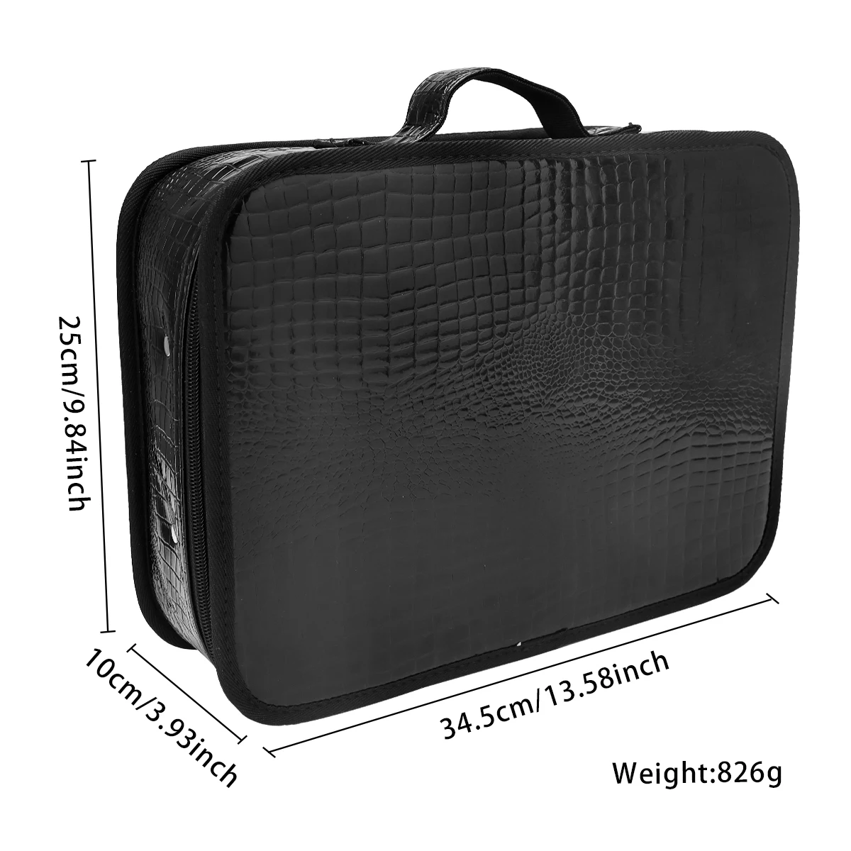 barbershop trousse à ciseaux pour cheveux, grande capacité, résistante aux chocs, valise étanche pour tondeuse à cheveux, boîte à outils de maquillage pour barbier