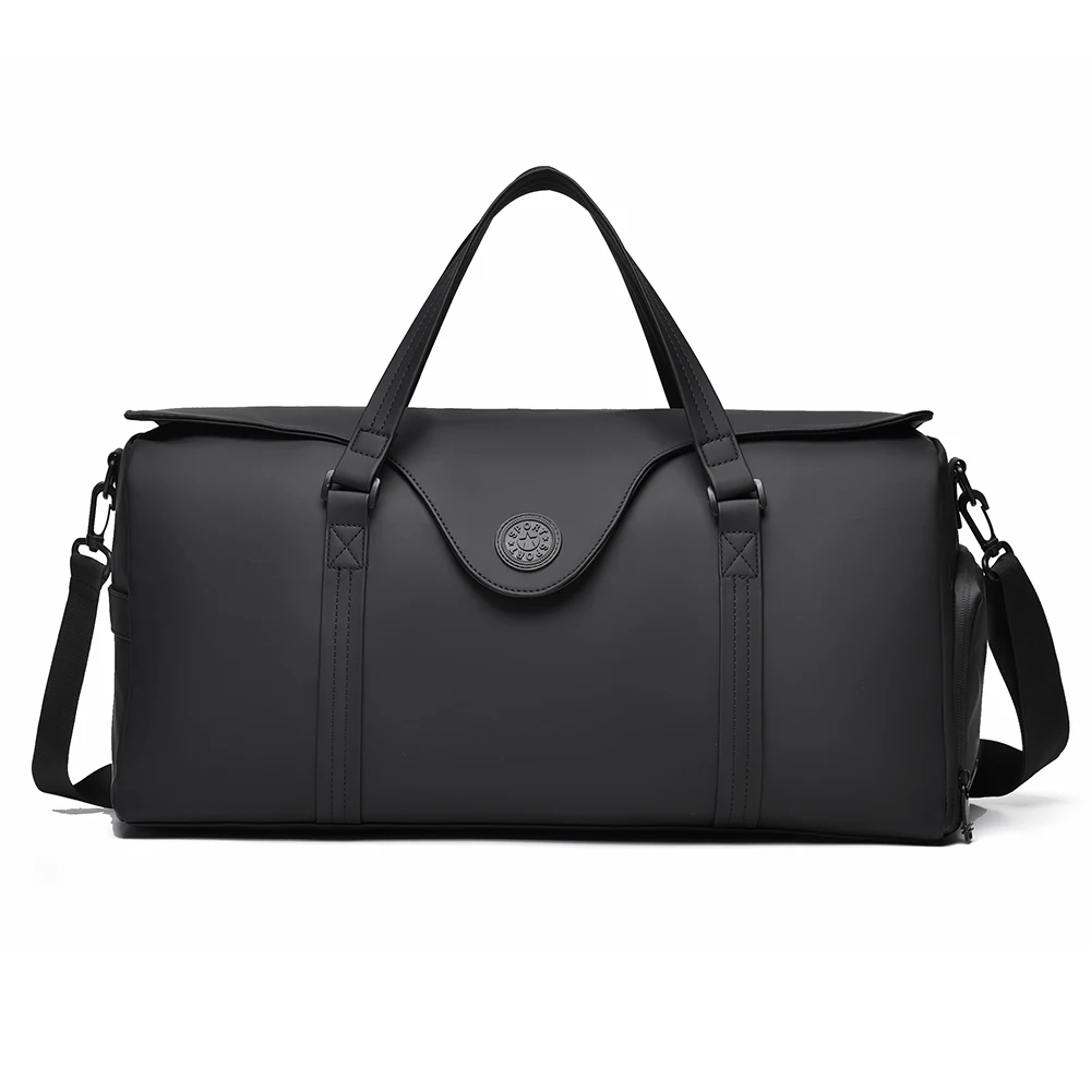 sac de voyage de grande capacité, sac à bagages transversal pour hommes et femmes, voyage d'affaires à courte distance, sac de cosmétiques de séparation sèche et humide étanche pour fitness