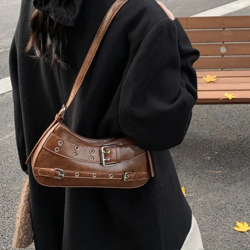 sac sous les bras style vêtements de travail tendance, nouveau sac à bandoulière simple de haute qualité pour les déplacements, petit sac carré