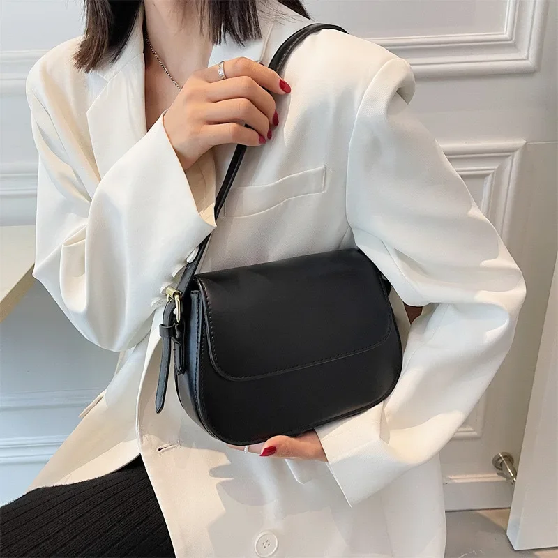 advanced bergamo petit sac de dégager rétro pour femme, sac messager polyvalent, sacs sous les bras, sac à bandoulière carré, mode populaire, nouveau, 2025