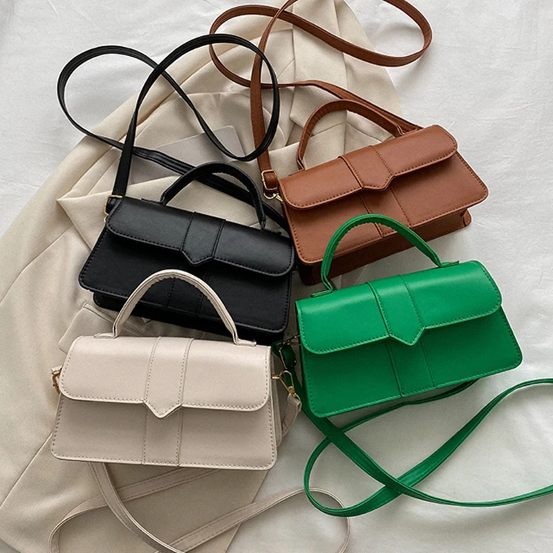 sac à main simple, sac à bandoulière simple à la mode, petit sac carré