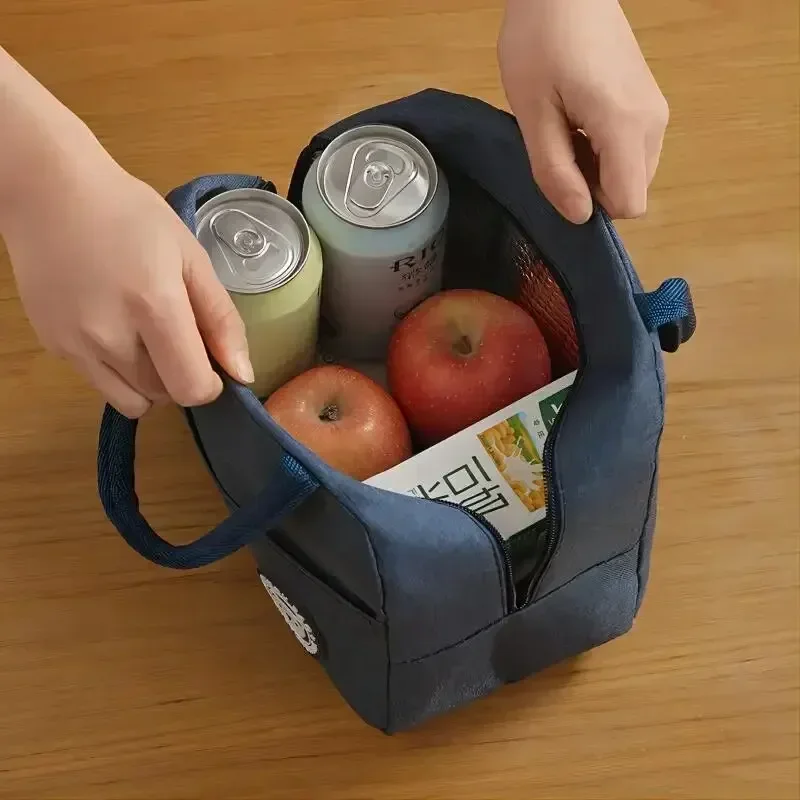 sac à déjeuner isolé, sac à bento isolant, sac de riz en aluminium, sac de repas, sac de glace pour étudiant, sac à main isolant