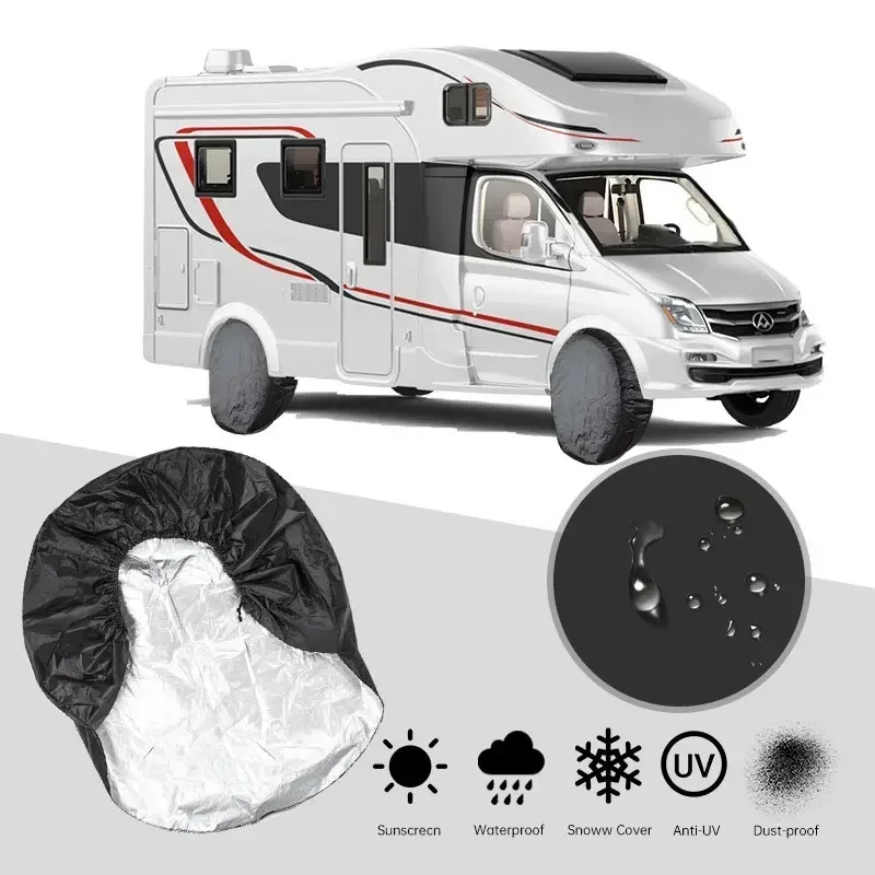 27 32 pouces universel roue pneu couvre étui voiture pneus sac de rangement véhicule roue protecteur pour rv camion suv voiture camping car voiture style