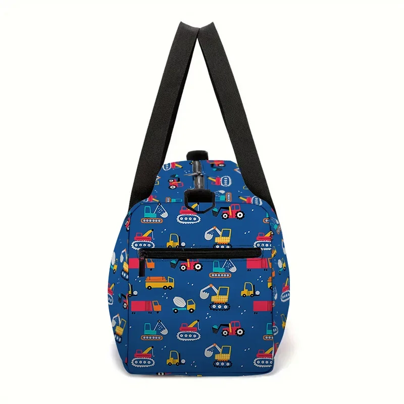 sac à bagages de grande capacité pour camion pelle, pour garçons et filles, meilleurs cadeaux, sacs de voyage de dessin animé 3d, sac à main pour enfants