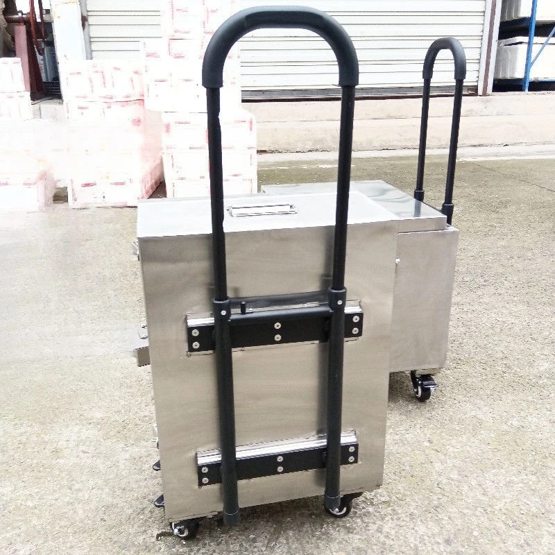boîtier de chariot à outils de grande capacité, boîte à outils en acier inoxydable, boîte de rangement d'outils multifonctionnelle, boîtes de rangement de matériel étanches
