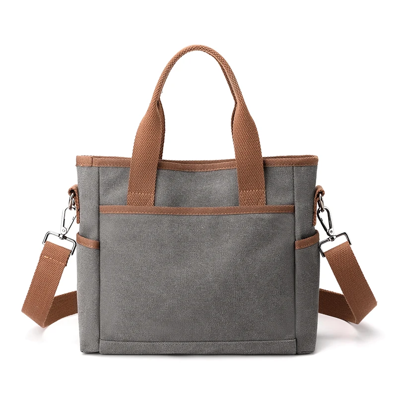sac à main de voyage en toile pour femme, poignée supérieure, sac à bandoulière initié, fourre tout pour femme, sac messager