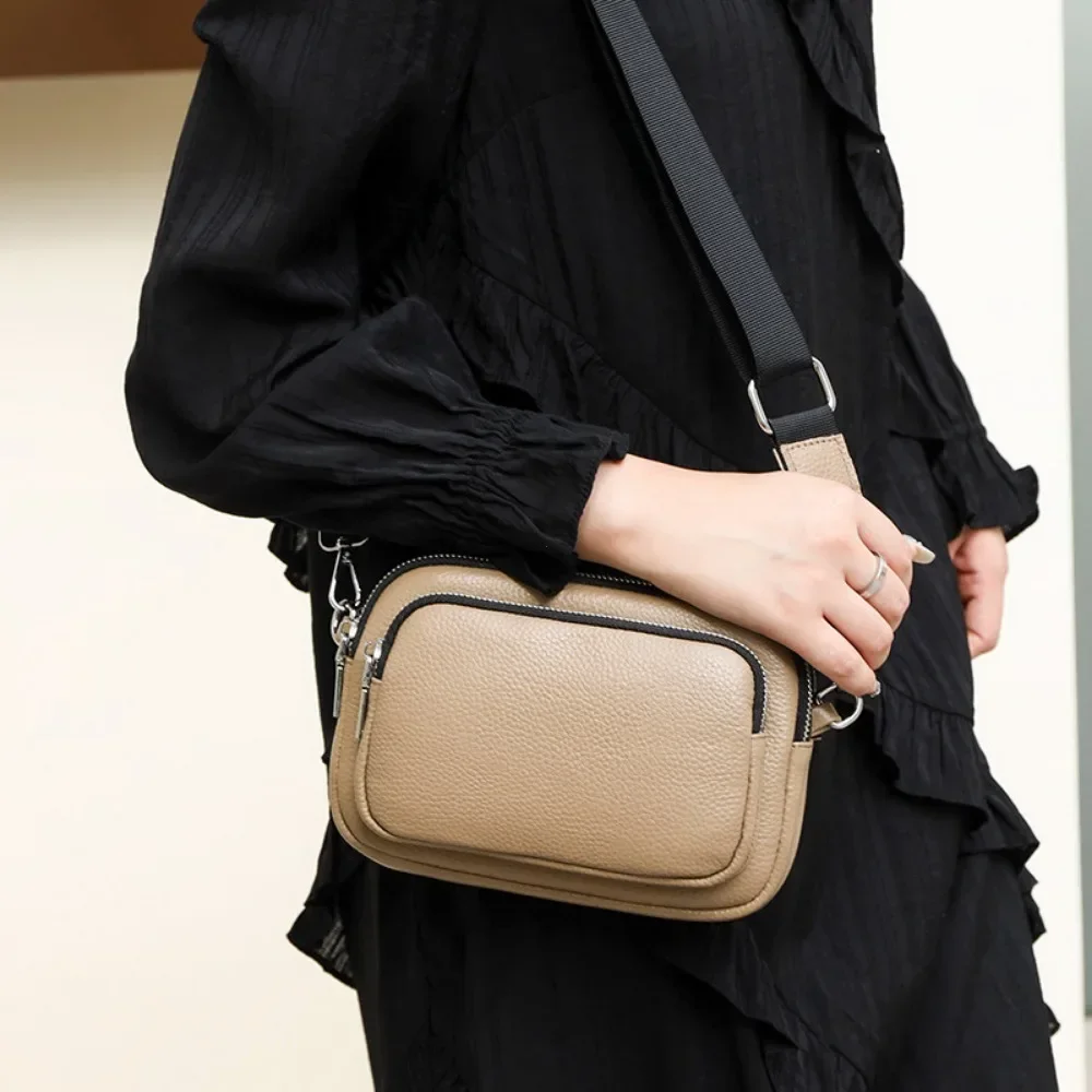 sac à main rectangulaire en cuir group pour femme, sacoche à bandoulière de luxe de styliste, solide, 100%, 2024
