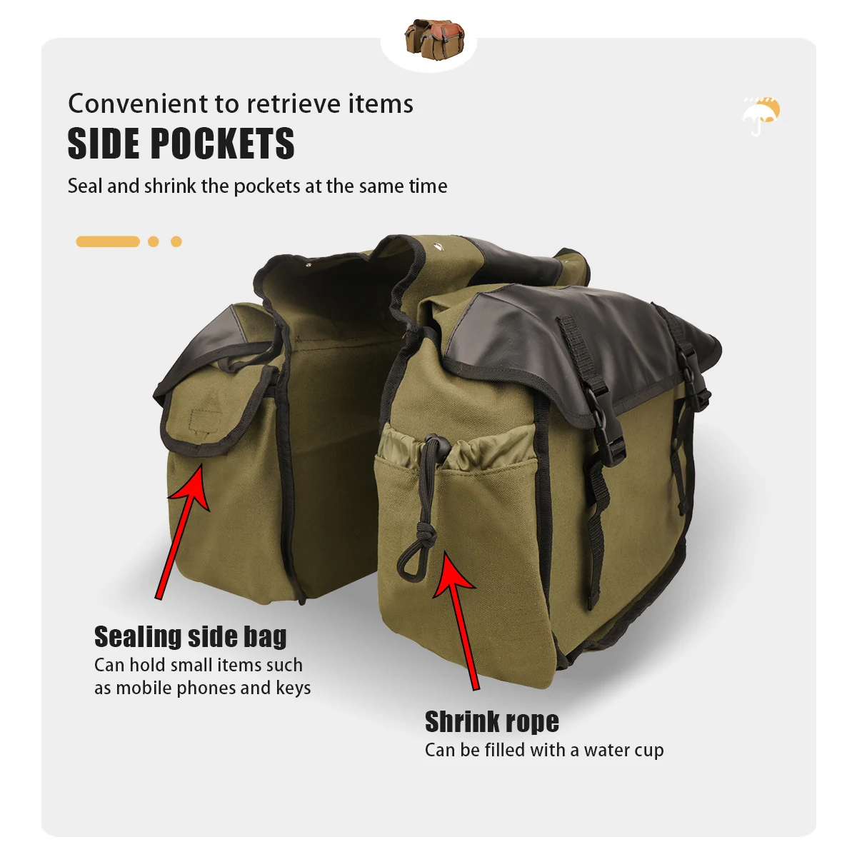 sacoche de moto sacs à bagages touring moto sac de selle toile sac de rangement pour honda shadow pour suzuki dr 650 pochette à outils