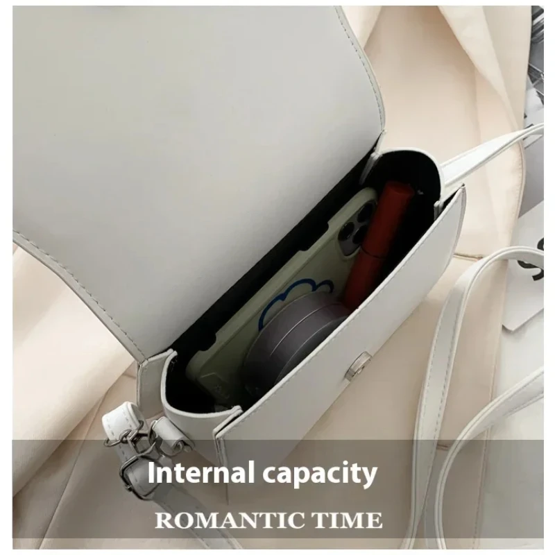 chimmatéridle sac à bandoulière en cuir pu pour femme, sac messager à rabat, sacs à main simples et solides, sacs à main à la mode, poudres