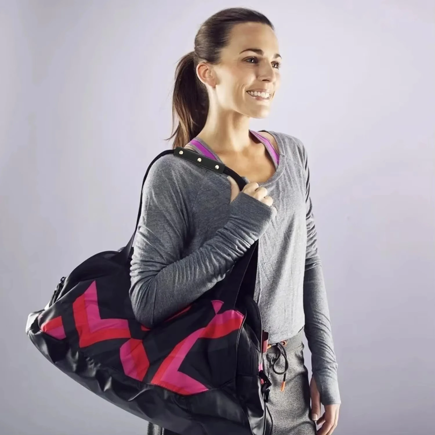 housses de poignée de sac à main en cuir, conçues pour réduire la pression des épaules et améliorer le confort du sac à dos, avec un design antidérapant