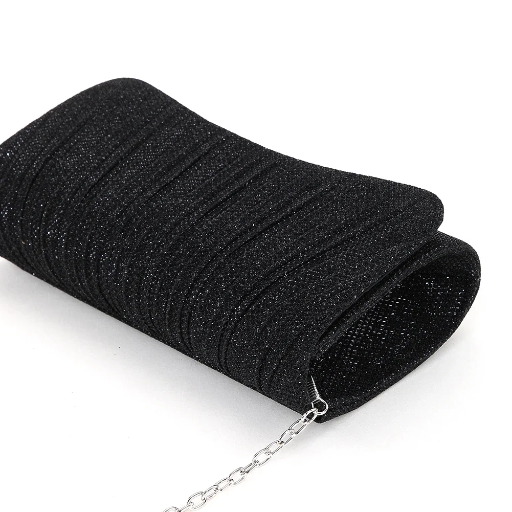 pochette à bandoulière brillante Élégante pour femme, sac à main tote chic pour cocktail et mariage, à la mode