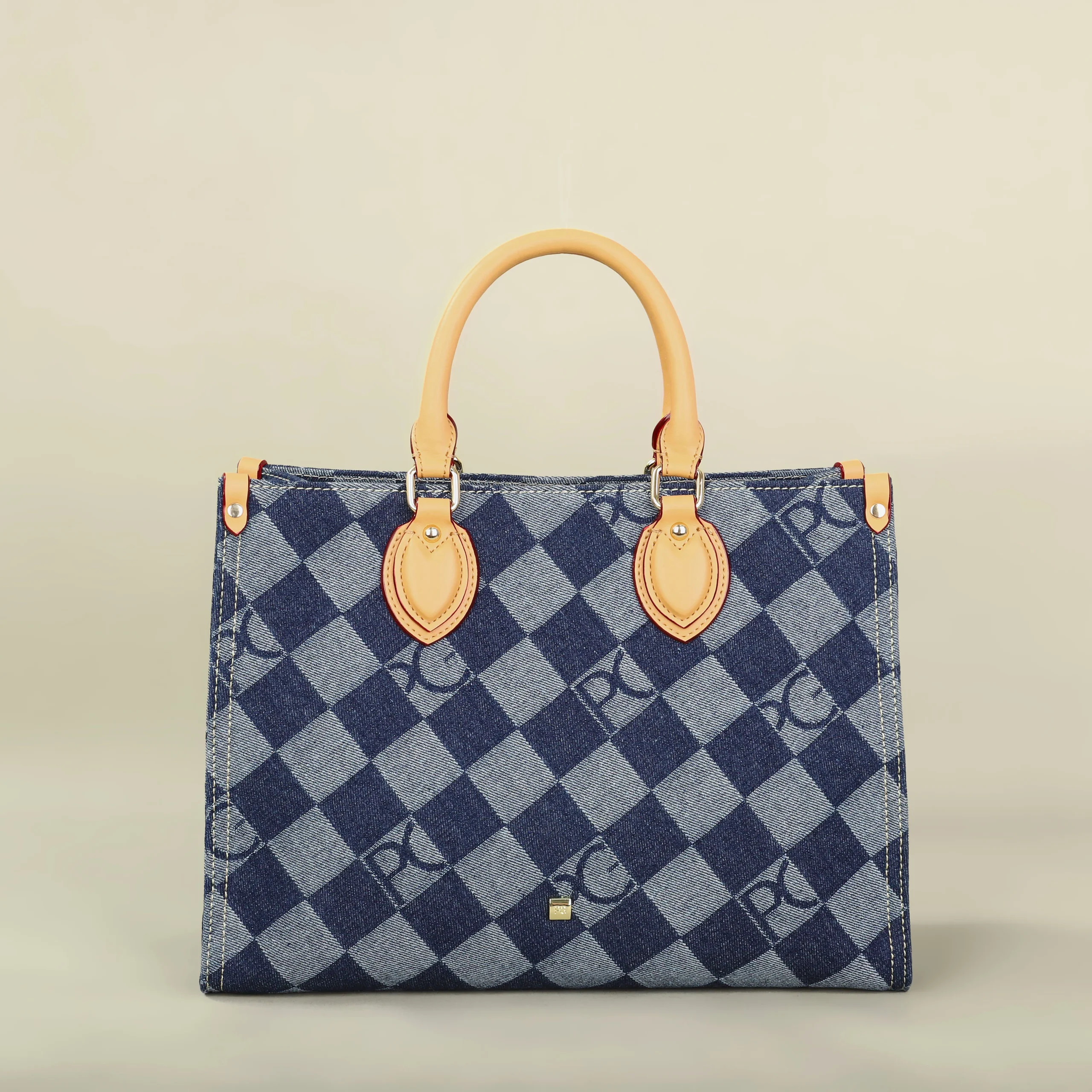 PG carré grande capacité sac à bandoulière unique dames mode multi-fonction sac coton conception de luxe tout nouveau sac cartable 2025