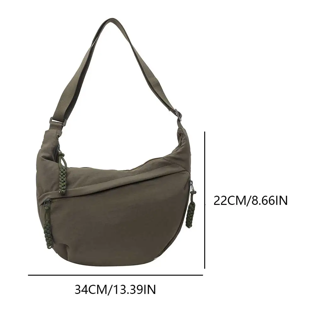 hobo sac à bandoulière multi poches pour femme, sac à bandoulière croissant, grande capacité, sac messager 03, sangle réglable, sac de voyage en plein air