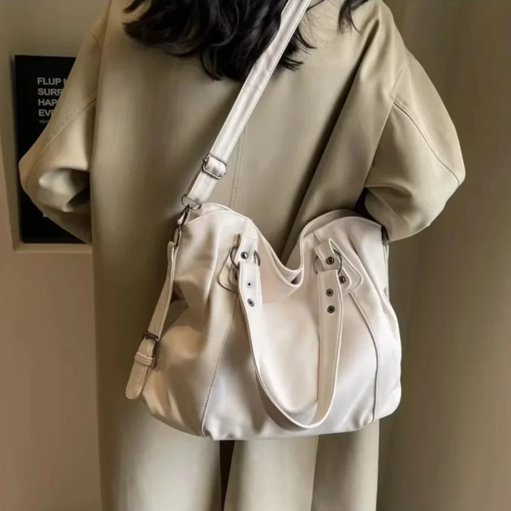 sac à main hobo de grande capacité en cuir souple pour femme, grand fourre tout stylé, sacoche hobos pour dame