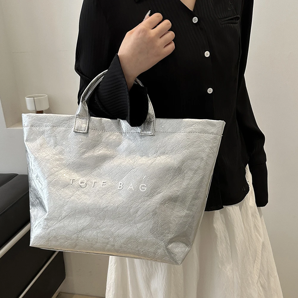 grand sac fourre tout classique avec poche intérieure pour hommes et femmes, sac cartable pour documents solides, voyage et shopping