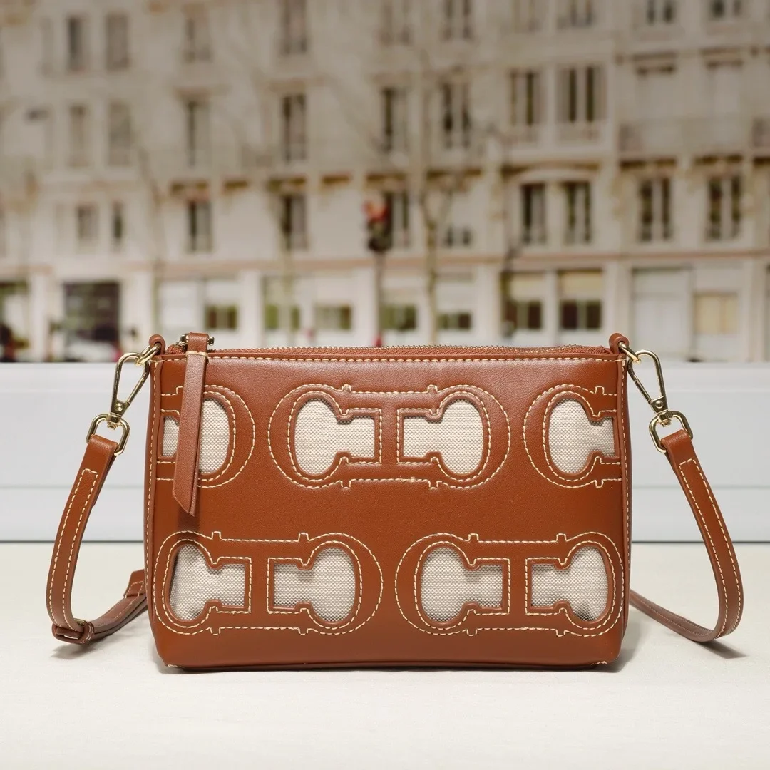 2025 classique élégant sac à main pour femmes simple vintage en cuir sac à bandoulière à la mode à la mode concepteur de luxe fourre tout lettre logo