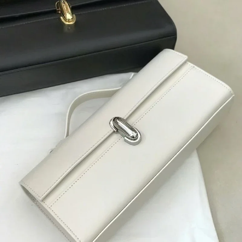 savette marque la symétrie pochette en cuir véritable petit sac à rangée carrée sacs baguette rectangulaires fourre tout sac à main simple pour femmes