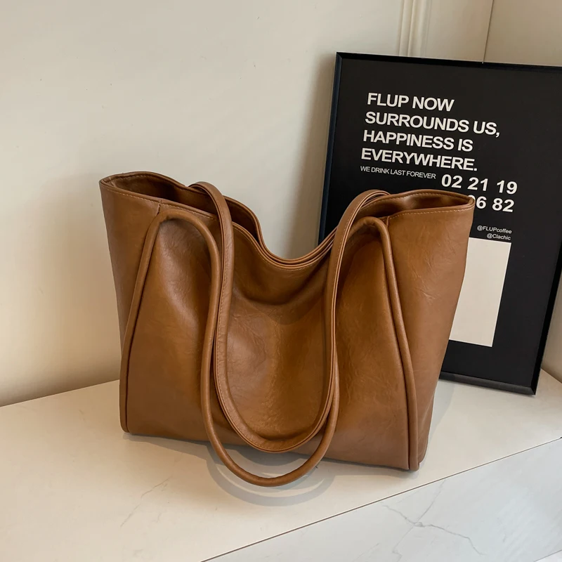 sac fourre tout pour femme, sac à main de grande capacité, sac de shopping simple pour les déplacements