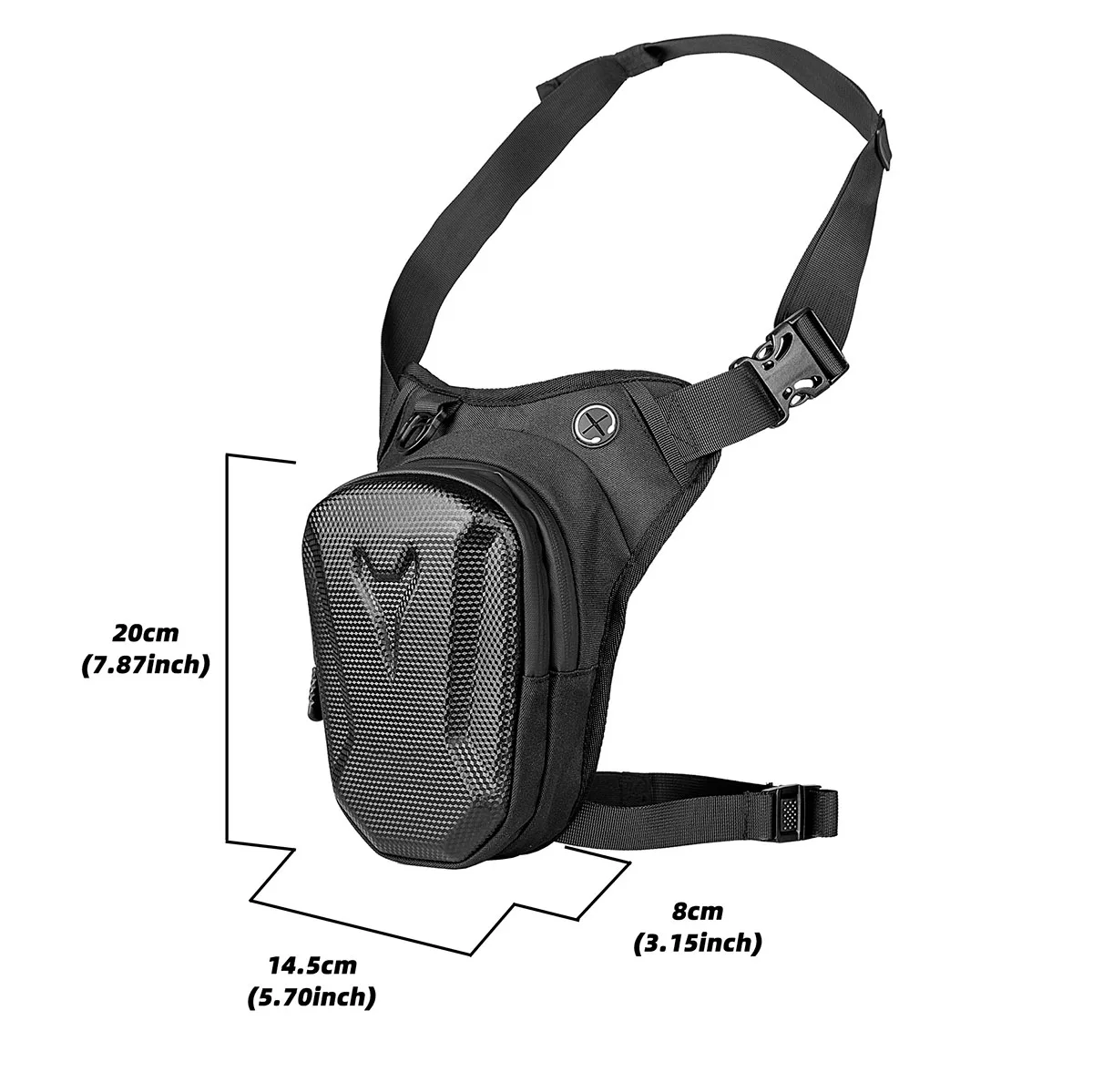 sacoche de jambe de moto étanche, sac audio de vélo, sac à bandoulière, équipement de moto, 1958