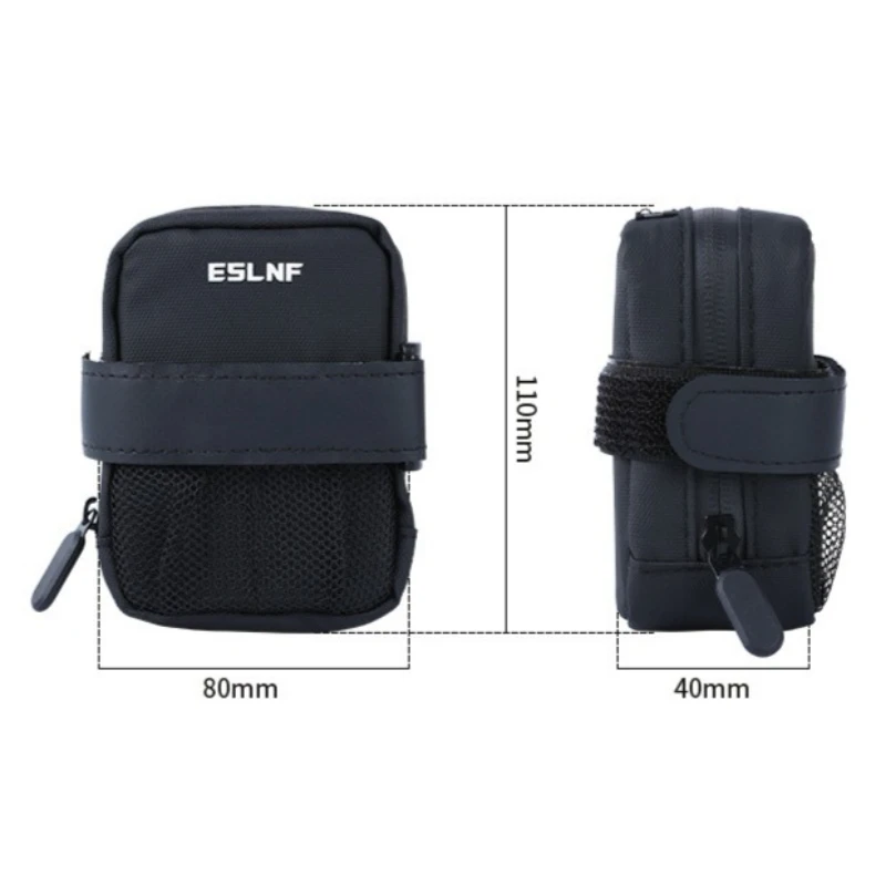 sac de selle de vélo étanche 600d en cuir ultraléger sous le siège, sac arrière de vélo de route de montagne, accessoires