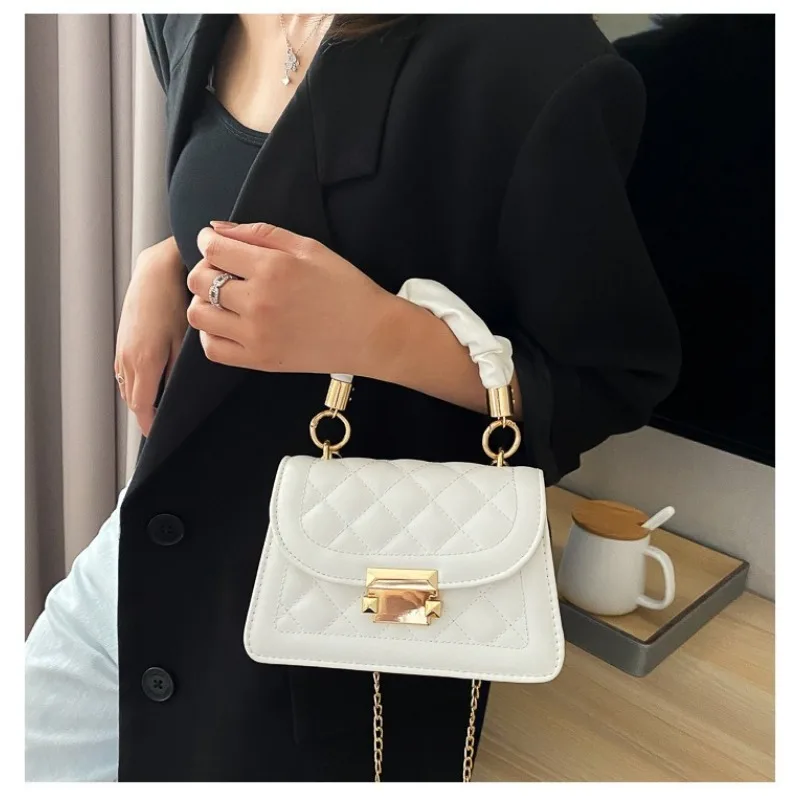 sac à main classique à la mode, petit carré, à bandoulière, pour femme