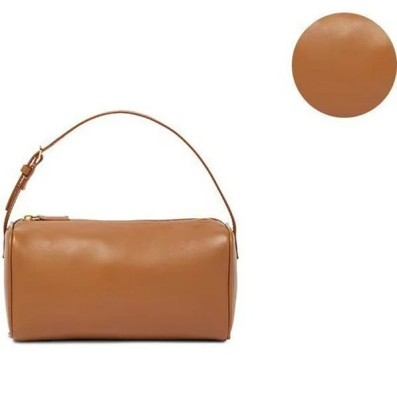 donna in mini sac à main en cuir de veau pleine fleur pour femmes en cuir véritable avec bandoulière sacs à main à bandoulière en forme de baril