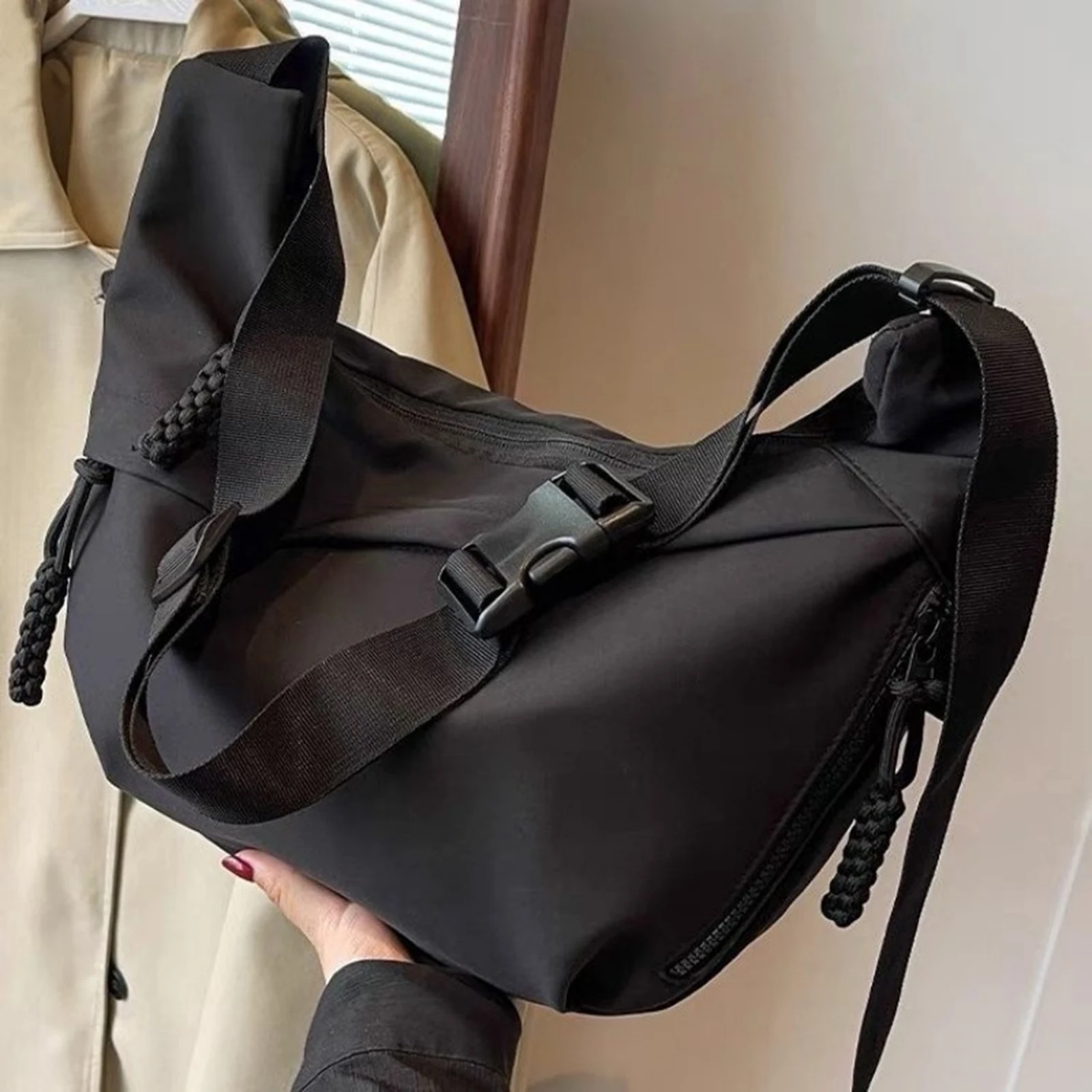 Sac à bandoulière simple de grande capacité, nouveau Style chic, mode, sac à bandoulière pour les déplacements, cadeau attentionné pour les employés de bureau, 1 pièce/lot