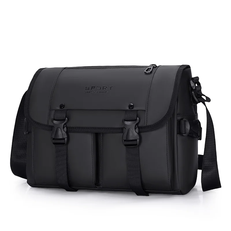 Sac messager en tissu imperméable pour hommes, cartables à la mode, sacs initiés, grande capacité, sac à main pour hommes, sac initié, haute qualité