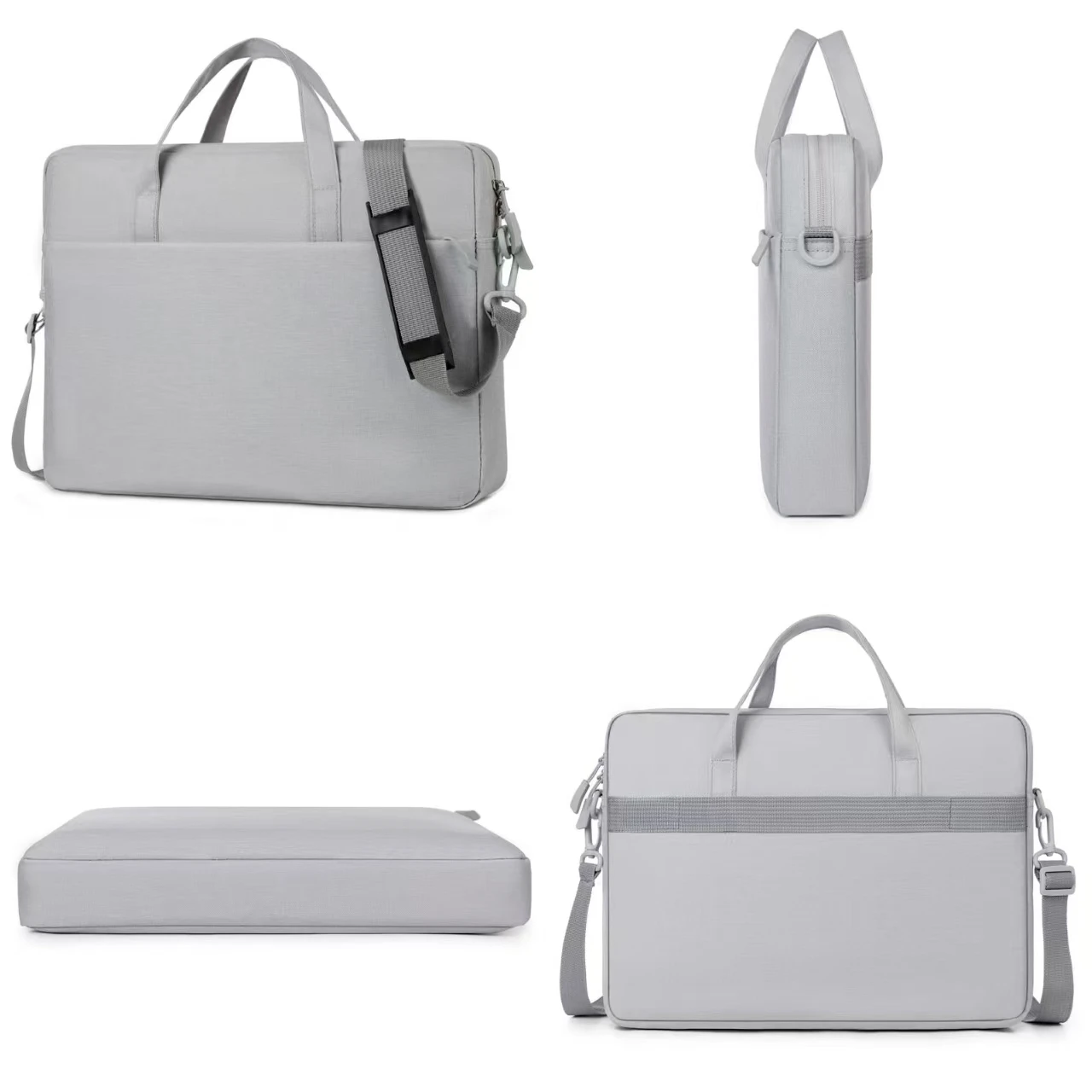 porte documents pour ordinateur portable, grande capacité, anti chute, antichoc, sac à bandoulière à compartiment unique, sac officiel d'affaires