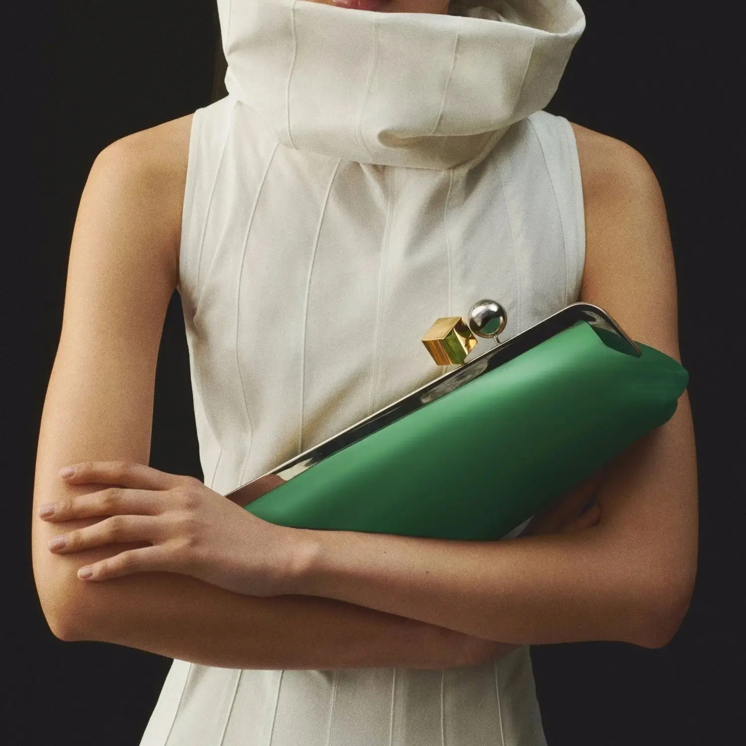 pochette longue avec bandoulière amovible, sac baguette à la mode pour femmes, sac à main à clip de luxe de styliste pour dames