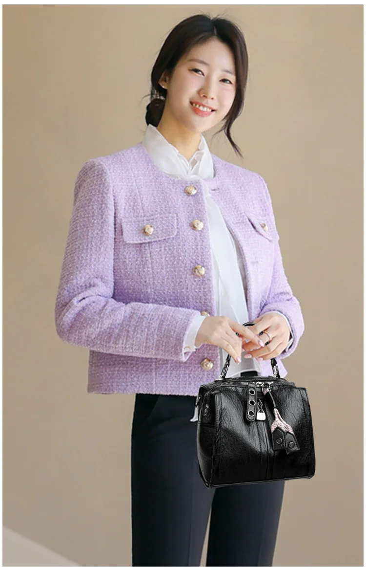 2025 nouveau sac boston cuir souple pour femmes, style oreiller à la mode, épaule/sac à bandoulière polyvalente décontractée