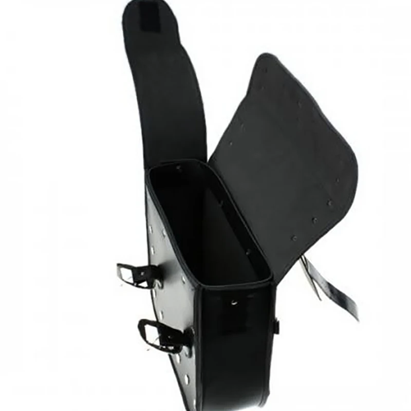 une paire de sacoches de moto universelles en cuir pu style aigle moto queue bagages sacs à outils de voyage sacs latéraux