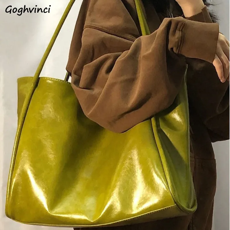 sacs fourre-tout en cuir pu solide pour femme, sac initié, mode commpiedmont, streetwear de grande capacité, sacs à main élégants et chics