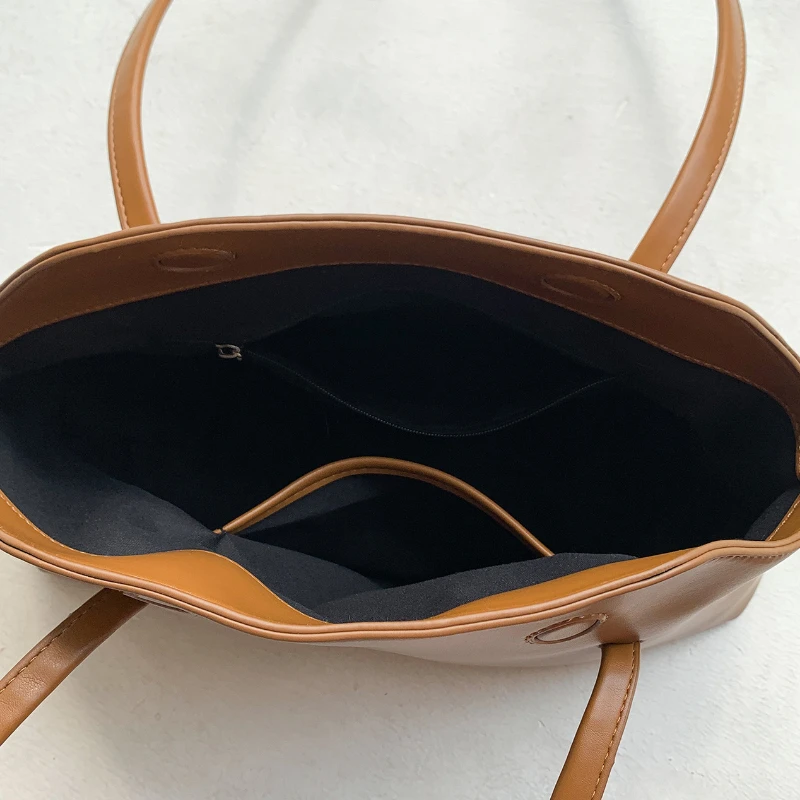 sac à bandoulière baguette en pu de haute qualité pour femmes, sac à main vintage sous les bras, fourre tout à la mode pour les déplacements quotidiens, sac de haute qualité guangzhou