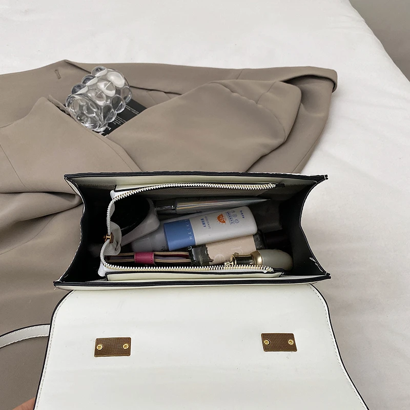 sac à main violet de luxe classique pour femmes, sac à bandoulière de styliste de bonne qualité en cuir pu solide, petit sac carré, nouvelle collection 2025
