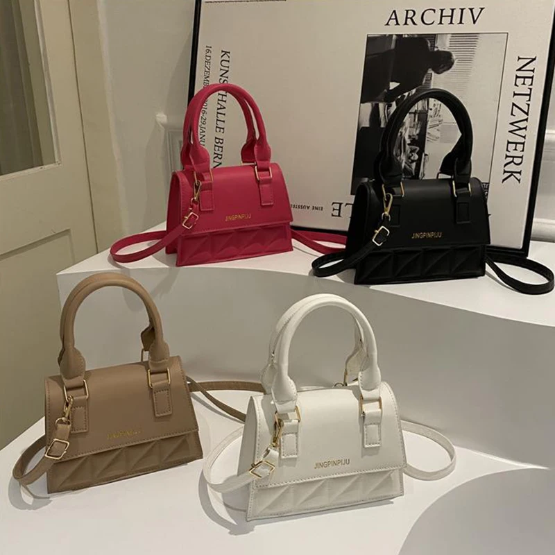 Petit sac carré pour femmes, sac à bandoulière à la mode