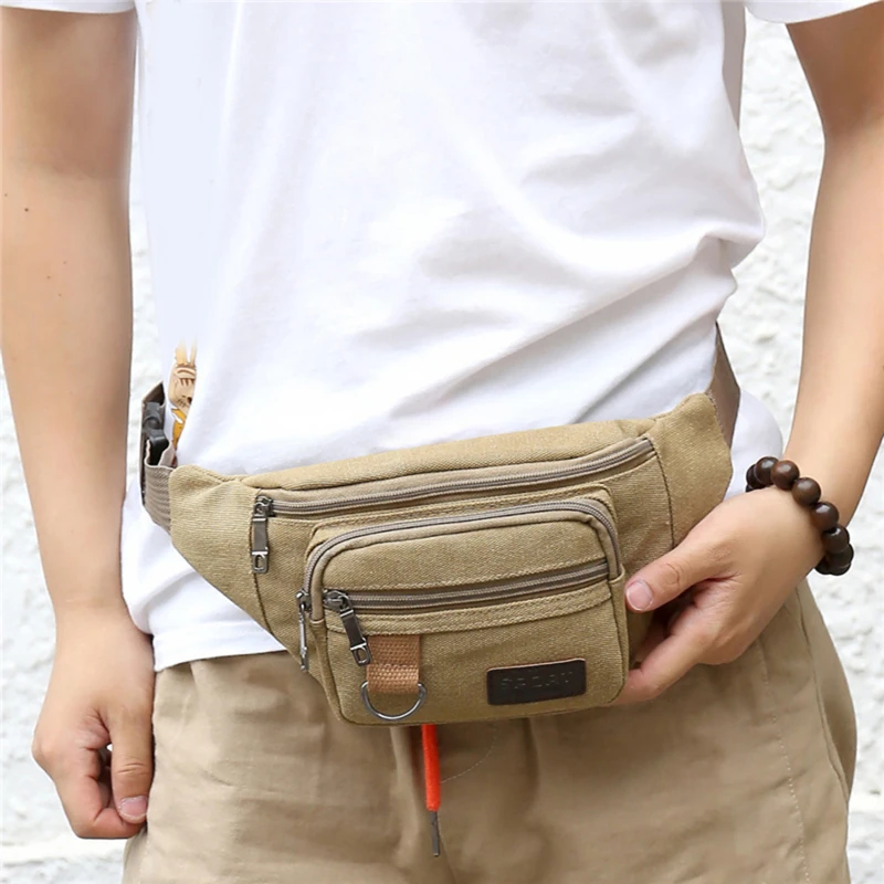 sac de poitrine en toile, sac de taille pour femmes et hommes, sac de ceinture, sac banane de mode, sac de voyage pour pochette de téléphone, sac de hanche de poche, sac de taille pour hommes