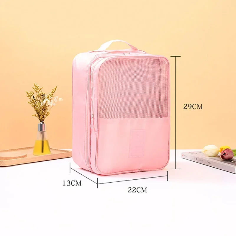 sac à chaussures de voyage portable à 3 couches, articles de toilette multifonctions, articles divers, sous vêtements, sacs à vêtements, organisateur de chaussures, accessoires de rangement