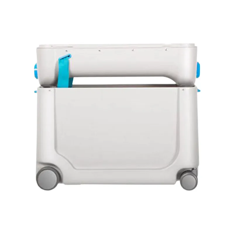 valise de couchage convertible pour enfants – lit de voyage 3 en 1 et bagage à main pour avion, boîte de lit de bébé portable avec ceinture de sécurité