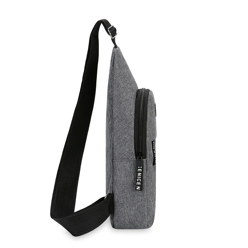 sac de poitrine pour hommes, sac à bandoulière asymétrique, grande capacité, sports de plein air et loisirs, petit sac à bandoulière de grande capacité