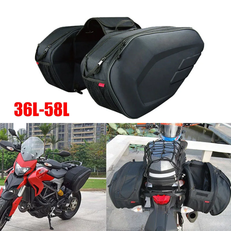 Sac de dégager de moto multifonctionnel double face, sac de voyage et d'équitation, sac de casque, capot latéral