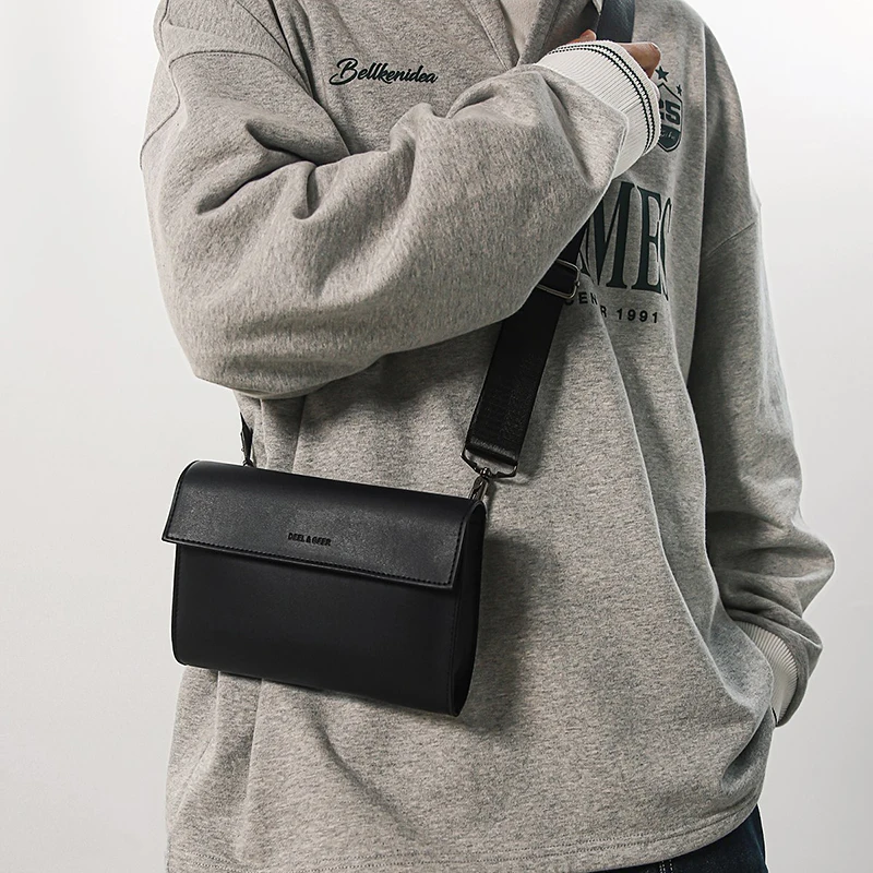 Designer hommes sac mode sac à bandoulière mallette d'affaires unisexe sacs de messager Vintage en cuir sac à bandoulière décontracté homme sacs à main