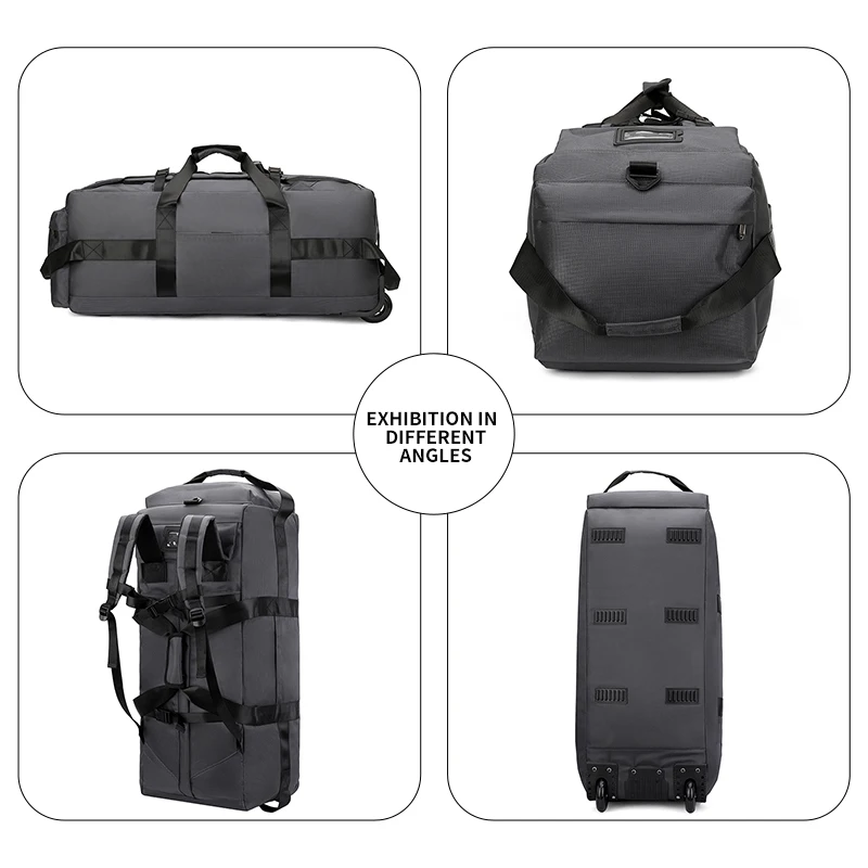 sac de voyage, sac à main de grande capacité, bagage à main extérieur portable, sac de voyage à roulettes, sac de voyage unisexe pratique et pratique
