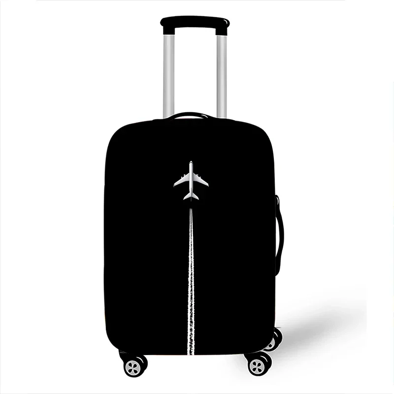 housse de valise de voyage pour avion go, carte d'avion, boîtier de chariot élastique de voyage, housse de protection anti poussière pour bagages, cadeau