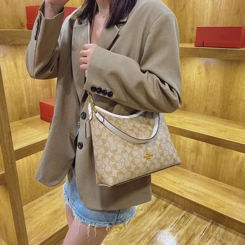 sac à main en cuir de luxe pour femmes, sac à bandoulière élégant, fourre tout classique pour chic, moderne, style quotidien