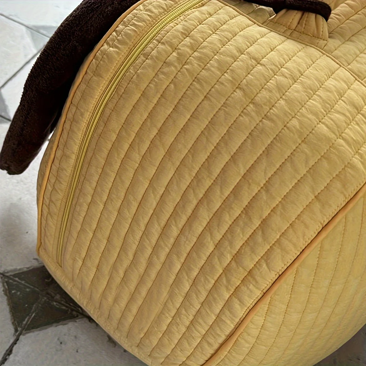 sac de rangement et couette pour chiot mignon – organisateur multi usage avec poignée, parfait pour les mamans. polyester durable.