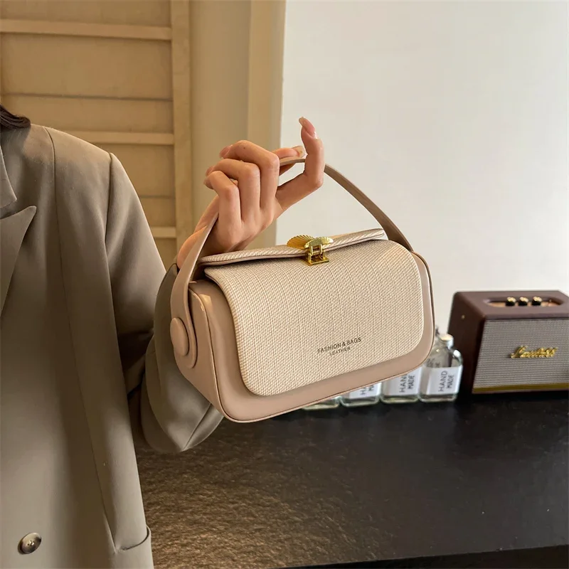sacs à bandoulière carrés simples pour femmes, mini sacs à main de créateurs, forme de boîte, cartables initiées par des documents purs, mode