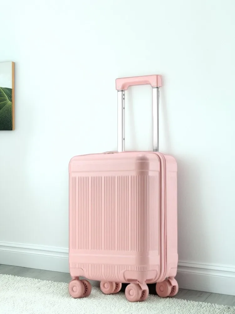 valise à main légère de 16 pouces pour budget airlines, bagage de cabine pour femme avec 360 roues amovibles et serrure tsa
